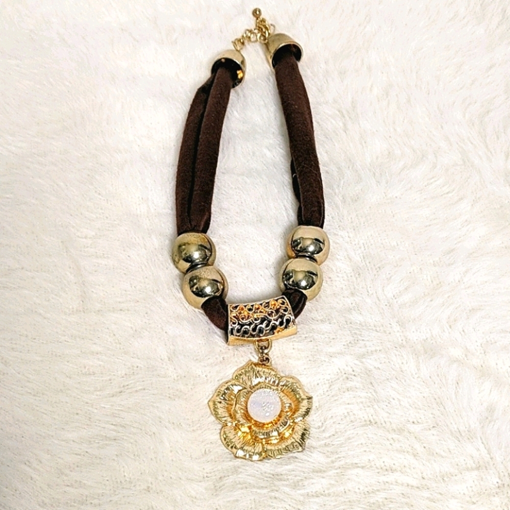 BOHO Chunky Pendant Chocker Necklace